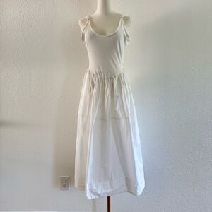 Free People White Midi Dress